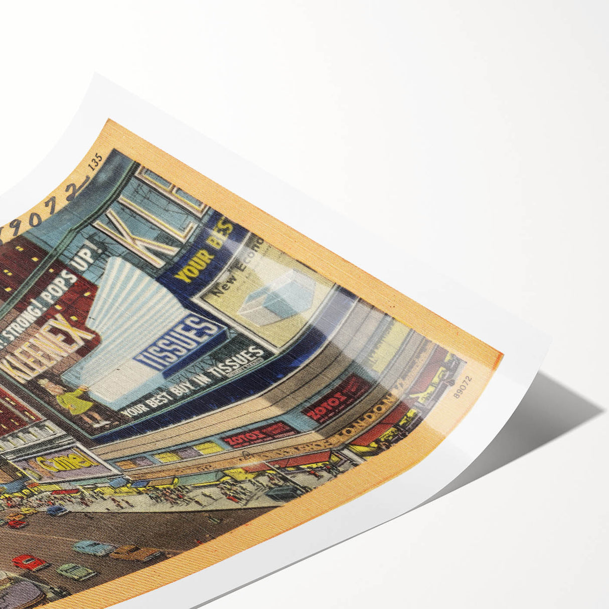 Times Square Nightlife Poster – Vintage New York City Art