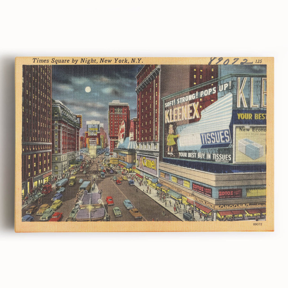 Times Square Nightlife Poster – Vintage New York City Art