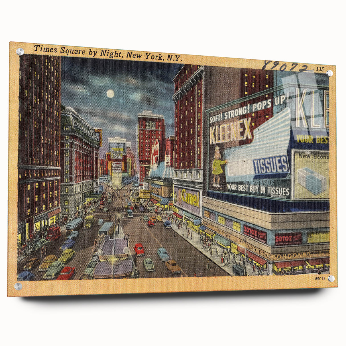 Times Square Nightlife Poster – Vintage New York City Art