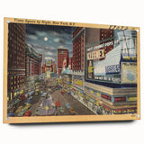Times Square Nightlife Poster – Vintage New York City Art