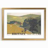 Vintage "Your Britain" Poster - Retro South Downs Landscape Art