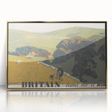 Vintage "Your Britain" Poster - Retro South Downs Landscape Art