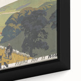 Vintage "Your Britain" Poster - Retro South Downs Landscape Art