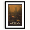 Vintage Travel Poster - London Underground | Retro City Art