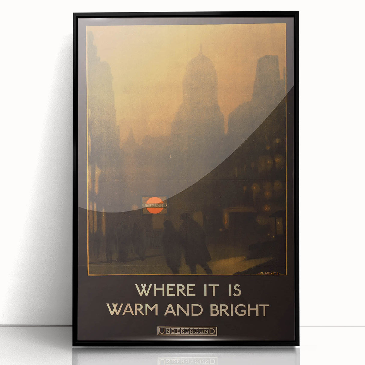 Vintage Travel Poster - London Underground | Retro City Art