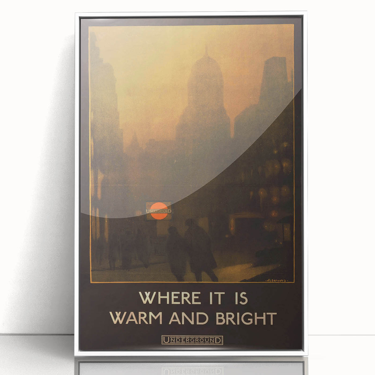 Vintage Travel Poster - London Underground | Retro City Art