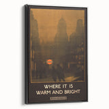 Vintage Travel Poster - London Underground | Retro City Art