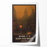 Vintage Travel Poster - London Underground | Retro City Art