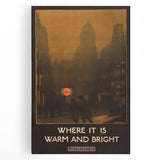 Vintage Travel Poster - London Underground | Retro City Art