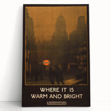 Vintage Travel Poster - London Underground | Retro City Art