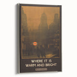 Vintage Travel Poster - London Underground | Retro City Art