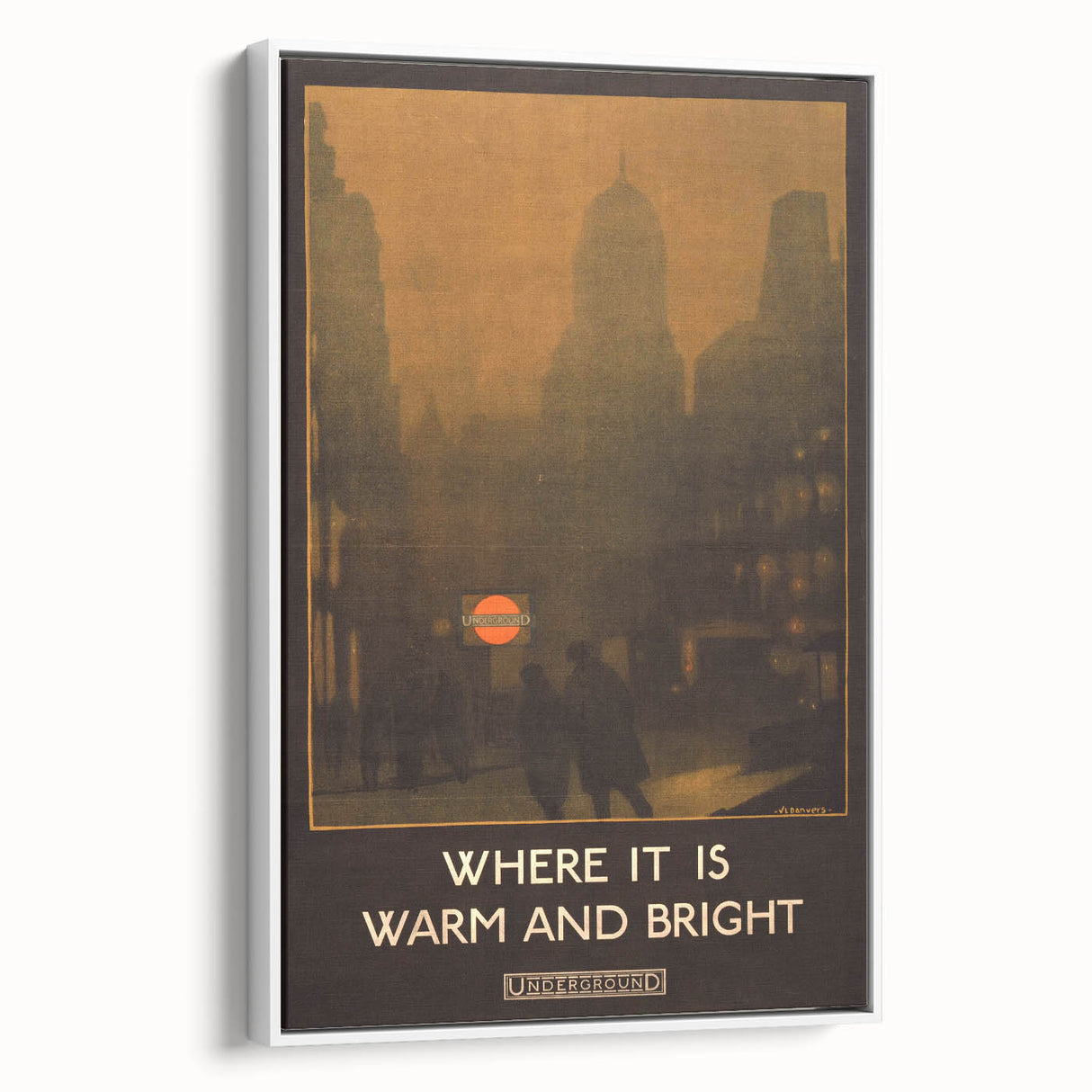 Vintage Travel Poster - London Underground | Retro City Art