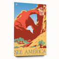 Vintage Travel Poster - See America | Retro National Park Art