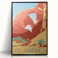Vintage Travel Poster - See America | Retro National Park Art