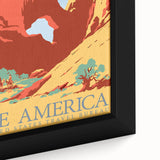 Vintage Travel Poster - See America | Retro National Park Art