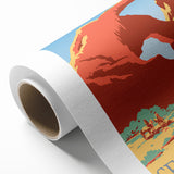 Vintage Travel Poster - See America | Retro National Park Art