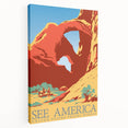 Vintage Travel Poster - See America | Retro National Park Art
