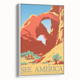 Vintage Travel Poster - See America | Retro National Park Art