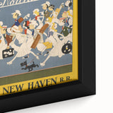Vintage Travel Poster - New Haven Railroad | Retro Train Art