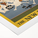 Vintage Travel Poster - New Haven Railroad | Retro Train Art