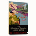 Vintage Travel Poster - Yangtze Gorges China | Retro River Art