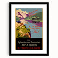 Vintage Travel Poster - Yangtze Gorges China | Retro River Art