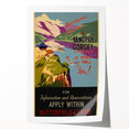 Vintage Travel Poster - Yangtze Gorges China | Retro River Art