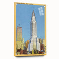 Vintage Travel Poster - Chrysler Building, NYC