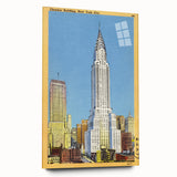 Vintage Travel Poster - Chrysler Building, NYC