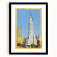 Vintage Travel Poster - Chrysler Building, NYC