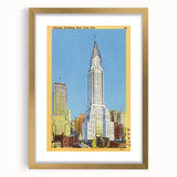Vintage Travel Poster - Chrysler Building, NYC
