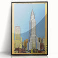 Vintage Travel Poster - Chrysler Building, NYC