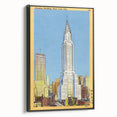 Vintage Travel Poster - Chrysler Building, NYC