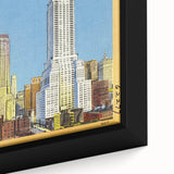 Vintage Travel Poster - Chrysler Building, NYC