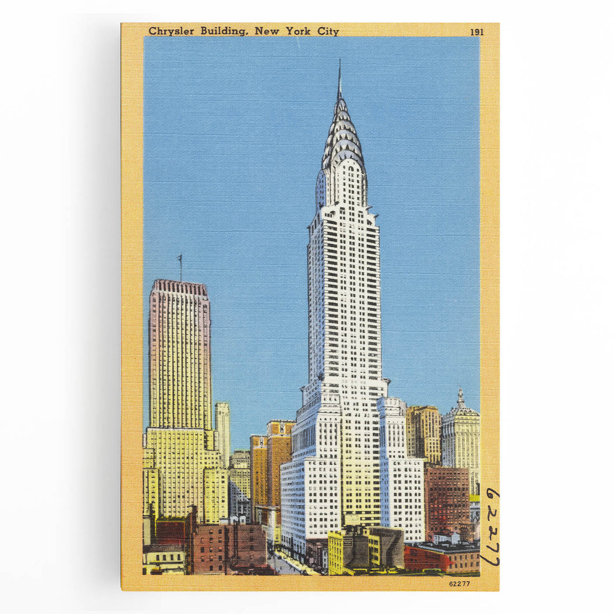 Vintage Travel Poster - Chrysler Building, NYC