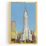Vintage Travel Poster - Chrysler Building, NYC