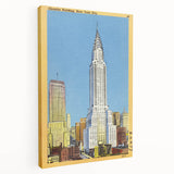 Vintage Travel Poster - Chrysler Building, NYC