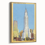 Vintage Travel Poster - Chrysler Building, NYC