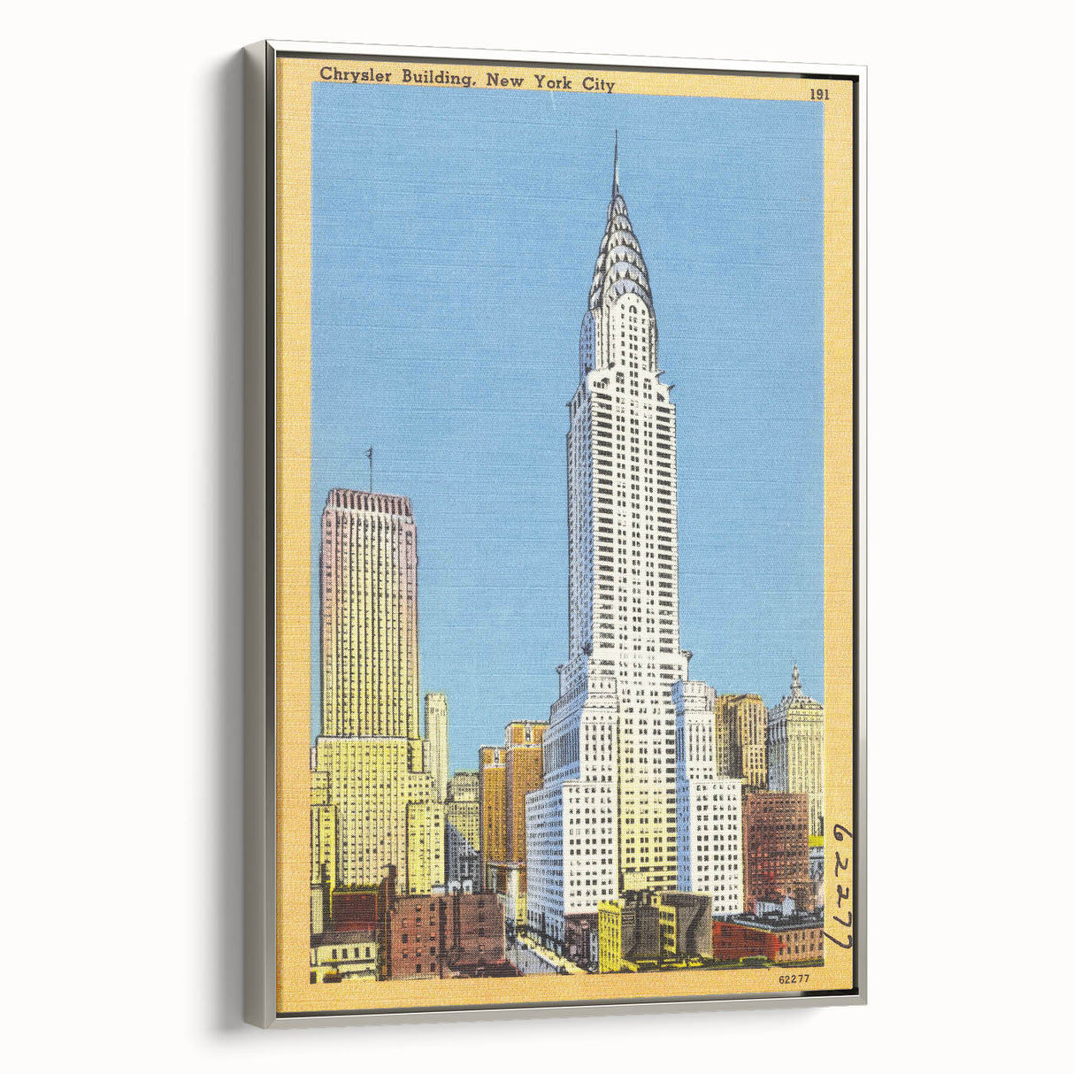 Vintage Travel Poster - Chrysler Building, NYC