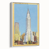 Vintage Travel Poster - Chrysler Building, NYC