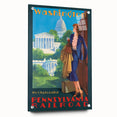 Vintage Travel Poster - Washington D.C. | Retro Railroad Art
