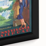Vintage Travel Poster - Washington D.C. | Retro Railroad Art