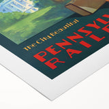 Vintage Travel Poster - Washington D.C. | Retro Railroad Art