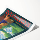 Vintage Travel Poster - Washington D.C. | Retro Railroad Art