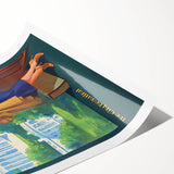 Vintage Travel Poster - Washington D.C. | Retro Railroad Art