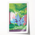 Vintage Travel Poster - Puerto Rico USA | Retro Tropical Art