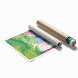 Vintage Travel Poster - Puerto Rico USA | Retro Tropical Art