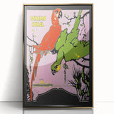 Panama Canal Vintage Poster – Retro Tropical Travel Art