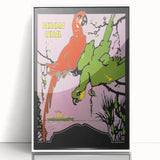 Panama Canal Vintage Poster – Retro Tropical Travel Art