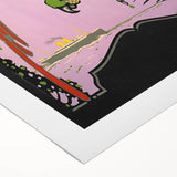 Panama Canal Vintage Poster – Retro Tropical Travel Art